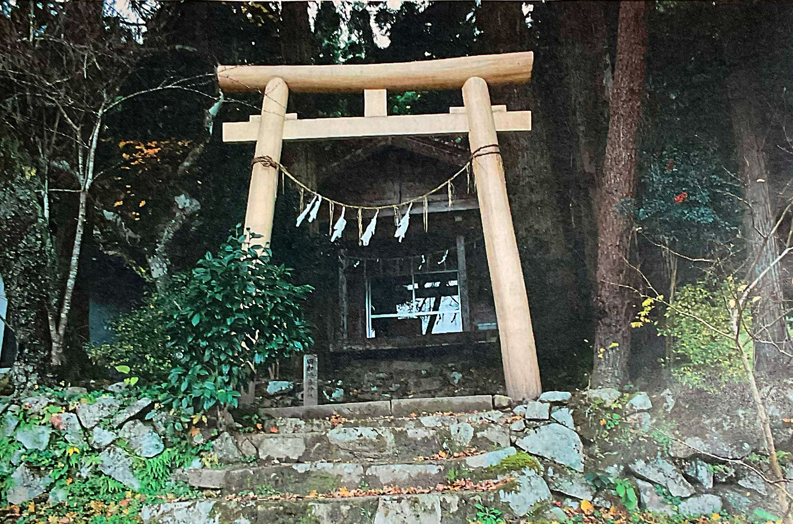 広島県三次市　田和瀬三十番神社　鳥居