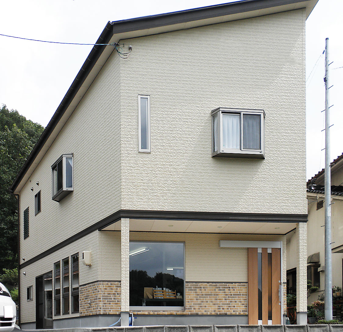 Y様邸　注文住宅　サロンの店舗兼住居　外観